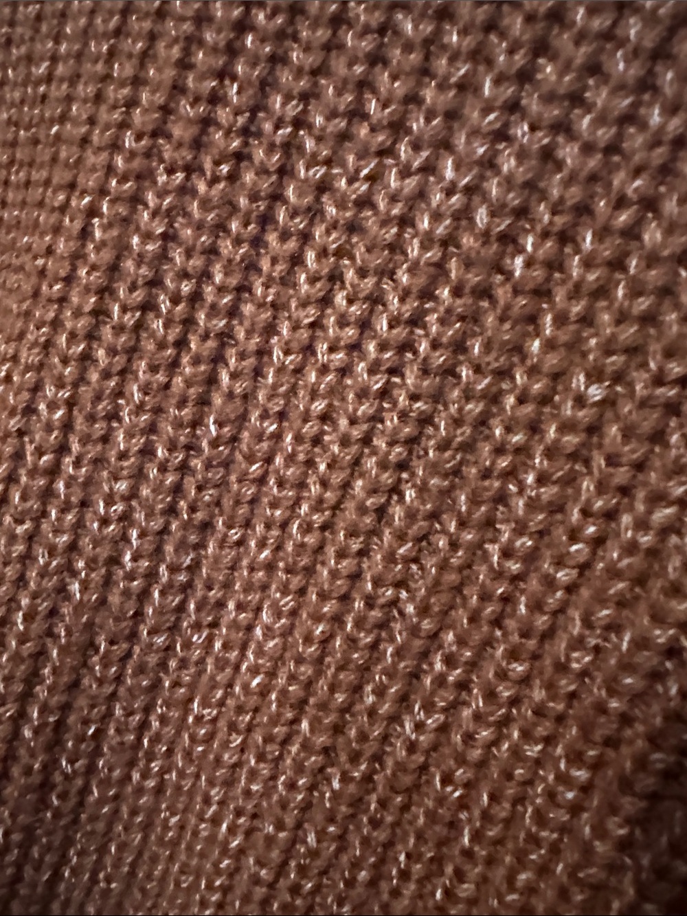 a.n.a Rust Brown Ribbed V-Neck Button Cardigan - Picture 8 of 8